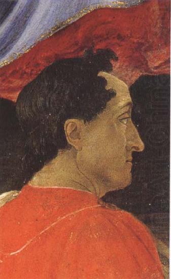 Sandro Botticelli Mago wearing a red mantle china oil painting image